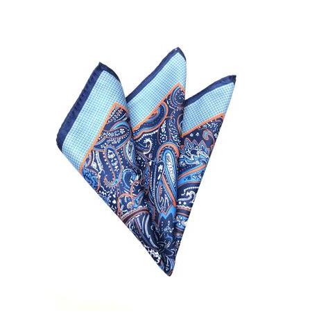 Lacivert Mavi Şal Desen MENDİL