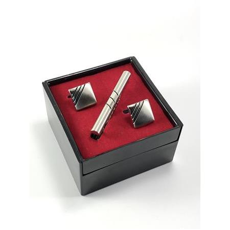 Kol Düğmesi Kravat İğnesi SET P1203