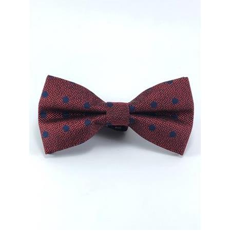 Bordo Lacivert Puantiyeli Papyon