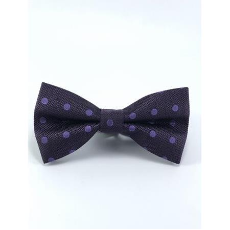 Mürdüm Mor Puantiyeli Papyon