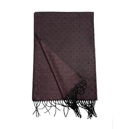 Siyah Bordo Desenli Atkı Kaşkol